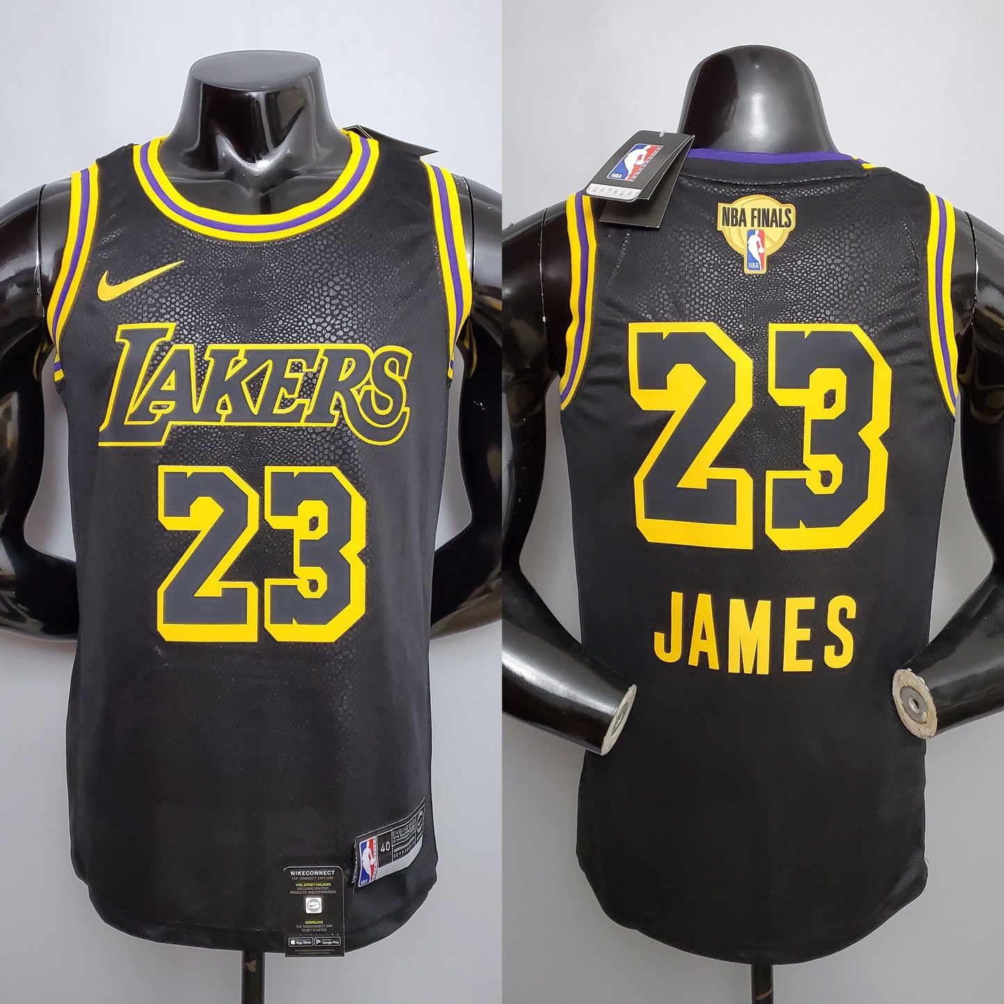 Camisa Regata Nike Lakers Edição Especial “BLACK MAMBA” JAMES 23