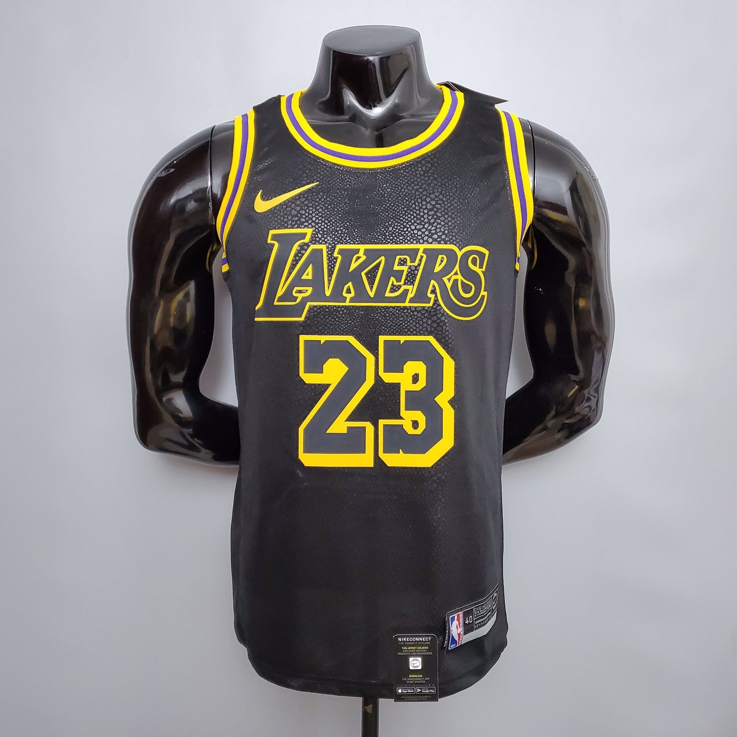 Camisa Regata Nike Lakers Edição Especial “BLACK MAMBA” JAMES 23