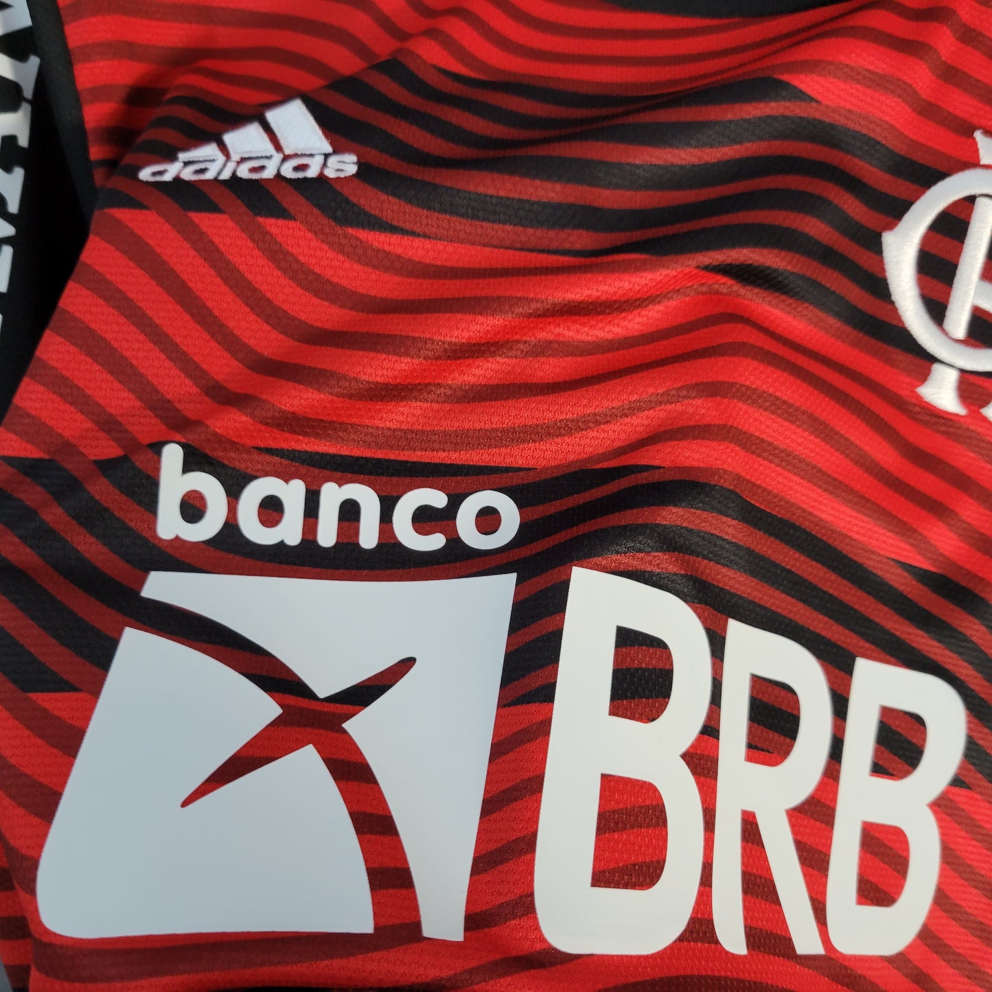 Camisa Adidas Flamengo 22/23 C/Patrocinadores e Patch Libertadores ou Brasileirão